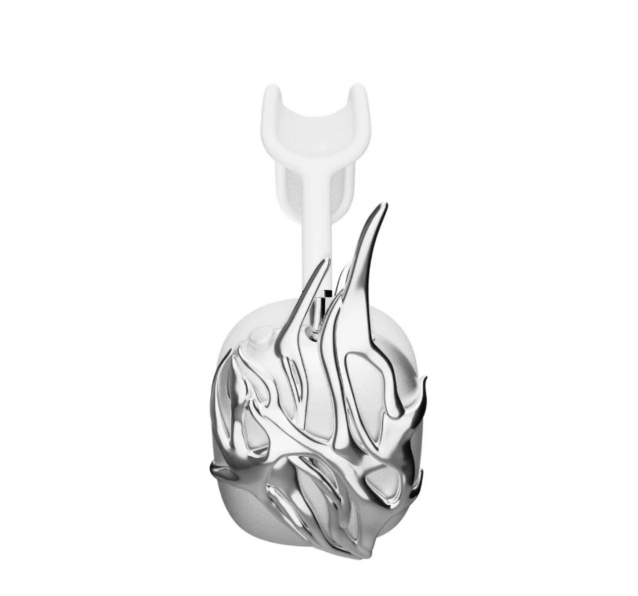 Arctic-Apple Airpods Pro Max-In the extreme cold of the Arctic, icicles hang like nature’s sculptures, each one unique in its formation and shimmering with frosty brilliance. 'Arctic' evokes the chill and majesty of icy realms, capturing the essence of these striking forms of ice; a protective accessory for your headphones. Get ready to revolutionize your AirPods Max experience with 'Arctic' – the accessory that embodies a perfect balance of the present and future-Meanie Project