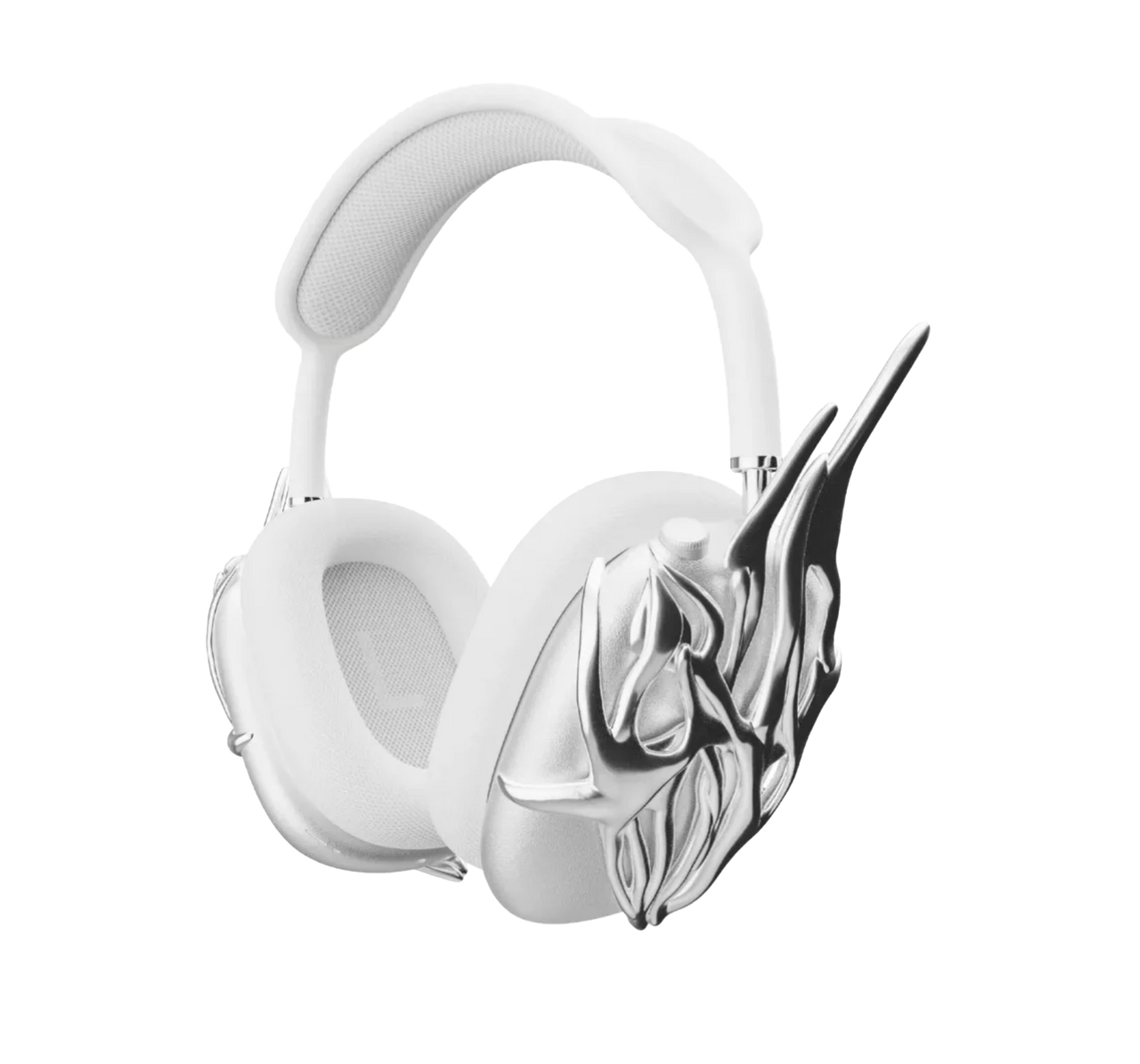 Arctic-Apple Airpods Pro Max-In the extreme cold of the Arctic, icicles hang like nature’s sculptures, each one unique in its formation and shimmering with frosty brilliance. 'Arctic' evokes the chill and majesty of icy realms, capturing the essence of these striking forms of ice; a protective accessory for your headphones. Get ready to revolutionize your AirPods Max experience with 'Arctic' – the accessory that embodies a perfect balance of the present and future-Meanie Project