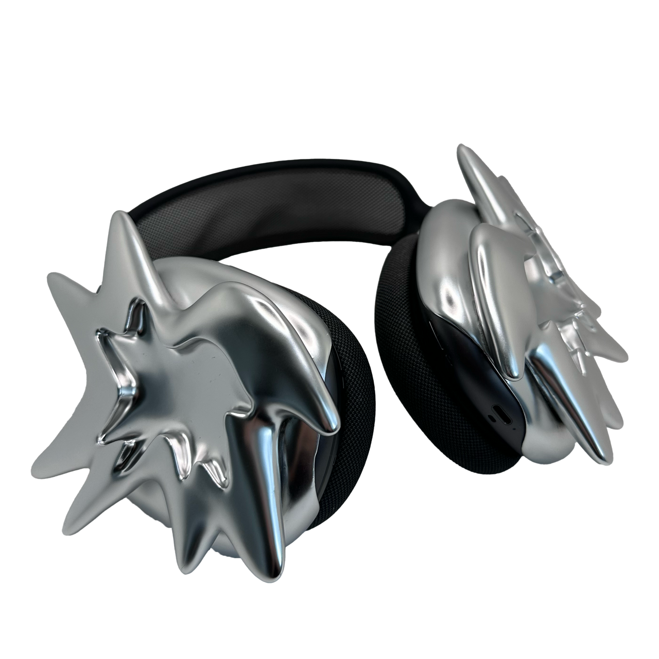 Martian-Apple Airpods Pro Max-Merging the artistry of 3D printing technology with the allure of celestial aesthetics, the “Martian” attachments are set to redefine your world, earthling. Get ready to revolutionize your AirPods Max experience with 'Martian' – the accessory that embodies a perfect balance of the present and future.-Meanie Project