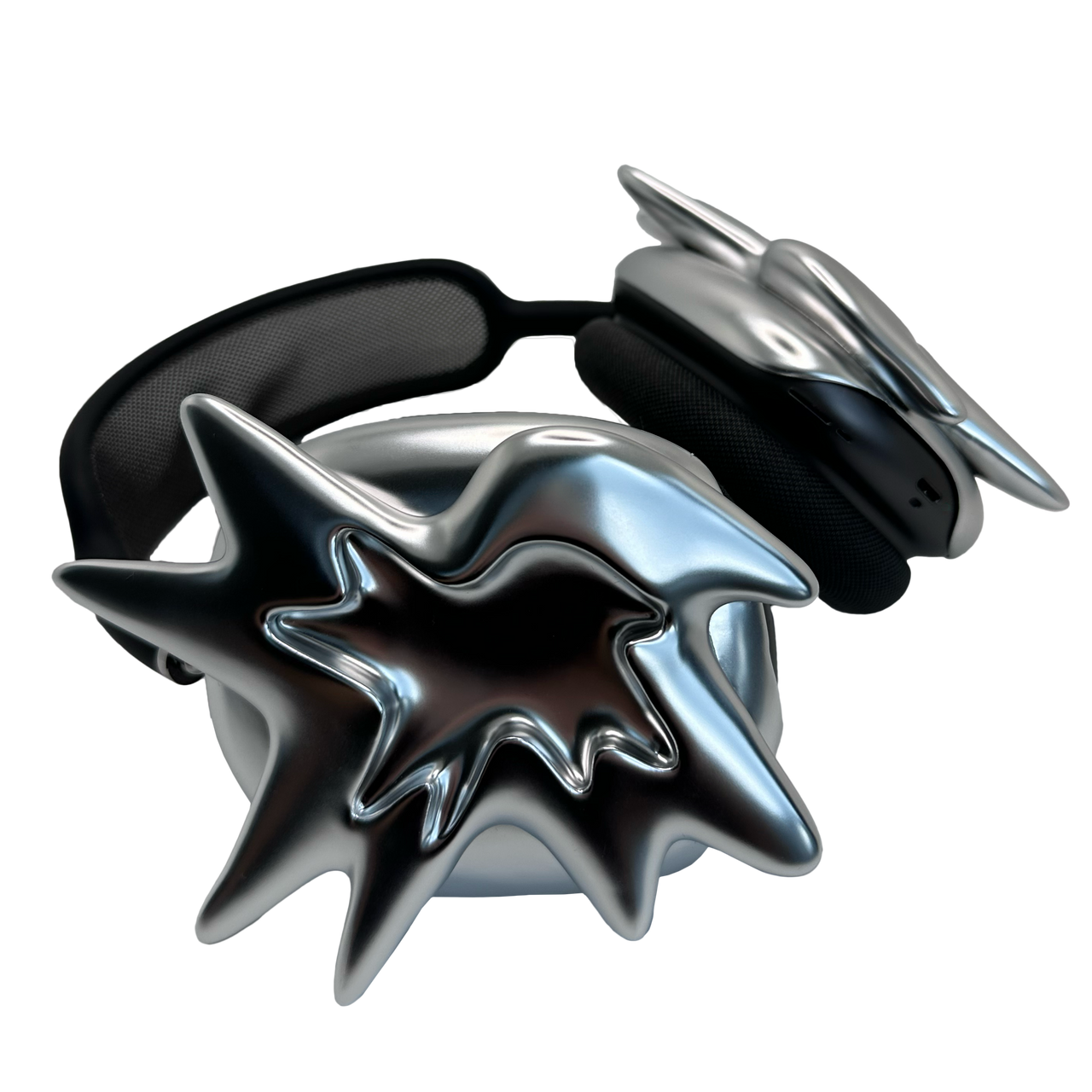 Martian-Apple Airpods Pro Max-Merging the artistry of 3D printing technology with the allure of celestial aesthetics, the “Martian” attachments are set to redefine your world, earthling. Get ready to revolutionize your AirPods Max experience with 'Martian' – the accessory that embodies a perfect balance of the present and future.-Meanie Project