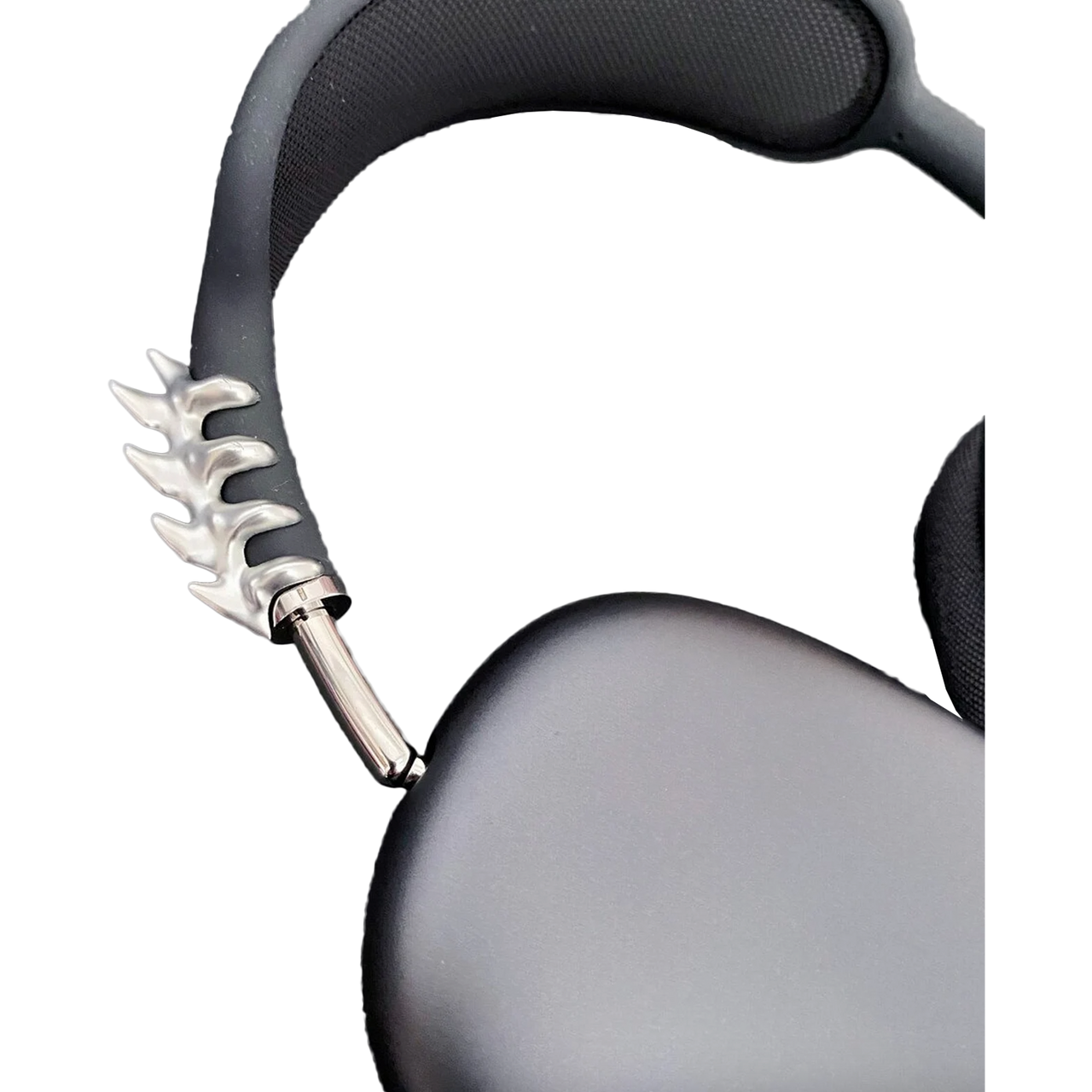 Razor-Apple Airpods Pro Max-The Razor features an aggressive, spiky form that mimics the bone structures of apex predators. This design not only adds a dramatic visual impact but also provides an edgy, modern look to your headphones. Get ready to revolutionize your AirPods Max experience with “Razor” – the accessory that embodies a perfect balance of the present and future.-Meanie Project