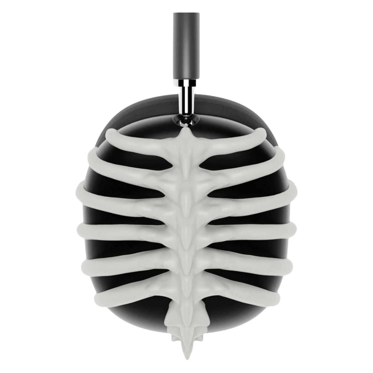 Spine-Apple Airpods Pro Max-'SPINE' features an intricately detailed spine motif that mirrors the natural grace of human anatomy. Each vertebra is meticulously detailed, enhancing the attachment with a sophisticated blend of form and function. Elevate your tech gear with 'SPINE', where anatomical artistry meets avant-garde design. Get ready to revolutionize your AirPods Max experience with 'SPINE' – the accessory that embodies a perfect balance of the present and future.-Meanie Project