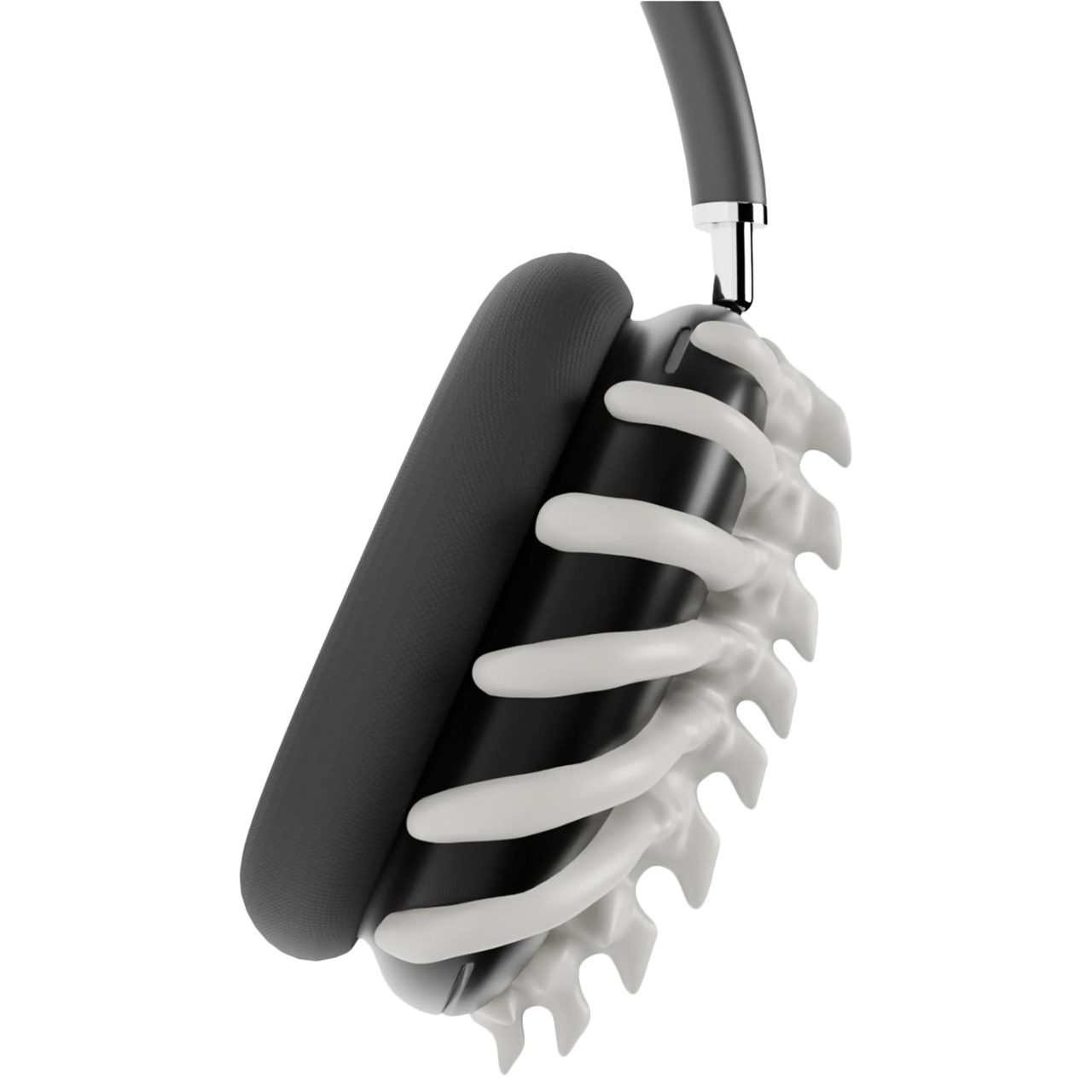 Spine-Apple Airpods Pro Max-'SPINE' features an intricately detailed spine motif that mirrors the natural grace of human anatomy. Each vertebra is meticulously detailed, enhancing the attachment with a sophisticated blend of form and function. Elevate your tech gear with 'SPINE', where anatomical artistry meets avant-garde design. Get ready to revolutionize your AirPods Max experience with 'SPINE' – the accessory that embodies a perfect balance of the present and future.-Meanie Project